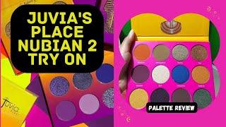 Nubian 2 Pallette by Juvia's Place try on