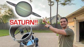 I Captured Saturn from My Telescope! Here's How I Did it