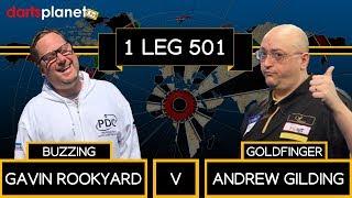 1 LEG OF DARTS AGAINST ANDREW 'GOLDFINGER' GILDING | DARTS CHALLENGE