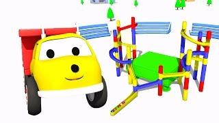 Playing with marbles : learn colors with Ethan the Dump Truck  Educational cartoons for kids  