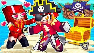 Having a PIRATE FAMILY in Minecraft!