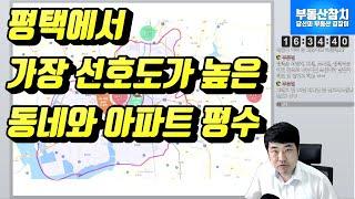 평택에서 가장 선호도가 높은 동네와 아파트 평수