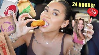 Letting INFLUENCERS DECIDE What I EAT For 24 HOURS!! **FAVE YOUTUBERS!**