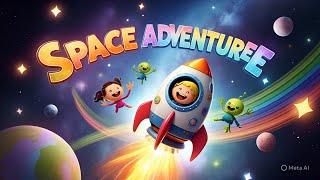 Space Adventure for Kids  #KidsSongs #SpaceSong #FunLearning #KidsMusic #MoonSong #PreschoolSongs