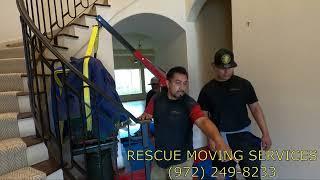 Moving a heavy marble statue in Dallas by Rescue Moving services | Dallas Movers (972) 249-8233