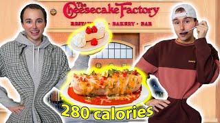 We tried the LOWEST calorie items at the Cheesecake Factory (skinnylicious menu)