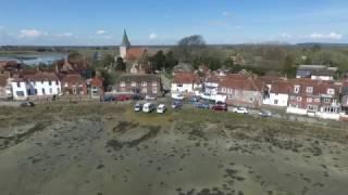 Drone flight over The South Coast of West Sussex