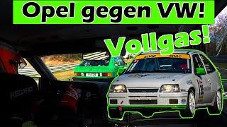 Opel Kadett vs VW Scirocco: Zweikampf auf der Nürburgring Nordschleife!  |  RCN Schwedenkreuz 2024