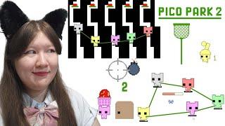 НОВЫЕ СЛОЖНЫЕ УРОВНИ В PICO PARK 2 #2