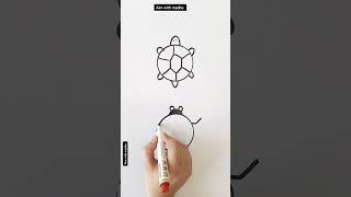 Easy drawing #kidsdrawing #shorts  #easydrawing #tortoise #turtle