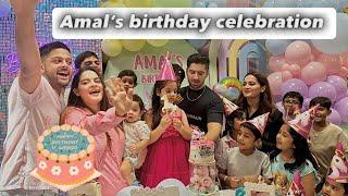 Amal’s birthday celebration  | had so much fun   | amal turned 5th MA SHA ALLAH.