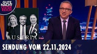 Gute Nacht Österreich mit Peter Klien vom 22.11.2024