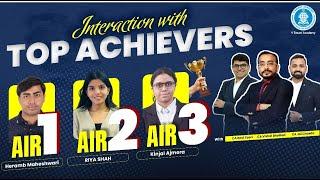 Success Secrets from AIR 1 Heramb Maheshwari & AIR 3 Kinjal Ajmera | CA Final Nov24 | With VB Sir