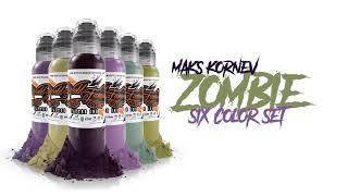 World Famous Tattoo Ink - Maks Kornev's Zombie Ink Set