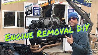 How to Remove an Engine with a Hoist | Subaru DiY