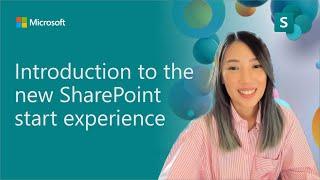 Introduction to the new SharePoint start experience