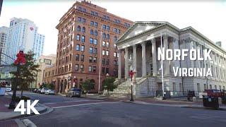 Norfolk, Virginia | Walking Tour | 4K