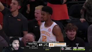 THIS GAME WAS SO GOOD| TEXAS TECH VS TENNESSEE HIGHLIGHTS REACTION