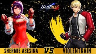 KOFXV Shermie Asesina Vs Violent Kain