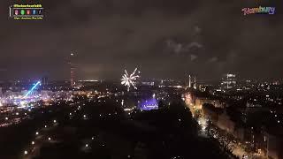 Hamburger Dom Rundgang und Feuerwerk mit Drohne aufgenommen