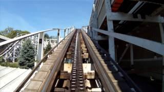 Jack Rabbit Roller Coaster POV Kennywood Amusement Park Front Seat On-Ride