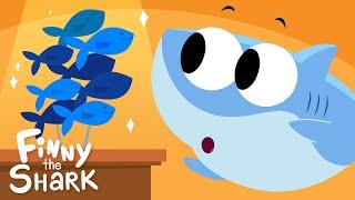 I See Something Blue | Finny The Shark | Colors Song for Kids