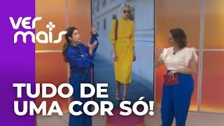 Carol Tognon vai nos mostrar como montar um look usando apenas uma cor