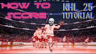HOW TO SCORE GOALS IN NHL 25!! (Key Guide)