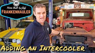 Adding an intercooler to my 1hz turbo - 1954 Ford F600 Car Hauler Build part 27