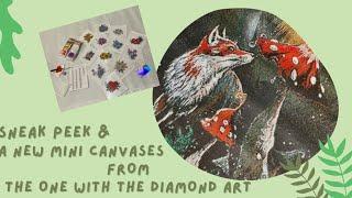 A Sneak Peek & New Mini Canvases From The One With The Diamond Art!