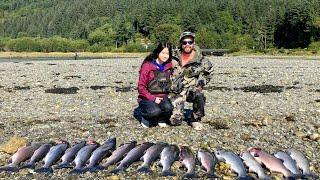 ALASKA SALMON FISHING | Niece’s First Silver