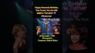 Happy Heavenly Birthday Tina Turner, You Are Still SIMPLY THE BEST #tinaturner #fyp #trending