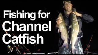 Fishing for Channel Catfish - Night fishing for catfish