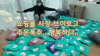 Vlog 쇼핑몰 사장 브이로그ㅣ주문폭주 나도 할 수 있다 이거야 ~ㅣ1인 쇼핑몰ㅣ에이블리사장