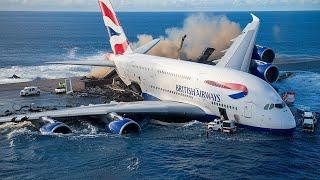 Emergency Landing Crash In Ocean  | Plane Crash Investigation | British Airways A380 ( P4 )