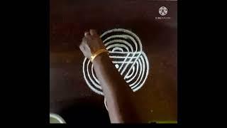 simple and easy kolam  @kaviyas kaviyam