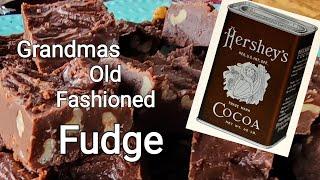 Hershey's rich Old Fashioned fudge// Like grandma made!