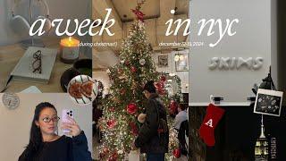 festive week in nyc | christmas in new york, ice skating & holiday shopping