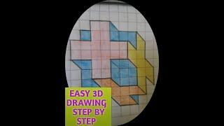 3D DRAWING FOR KIDD ,EASY 3d drawing