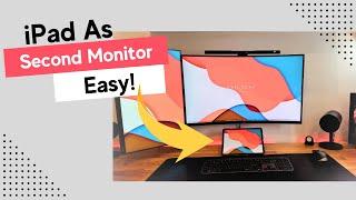 Use your iPad as a second monitor!