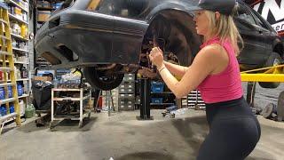 Replacing Inner Tie Rod End On My 86 FOX-BODY Mustang Jennifer Sugint- NNKH