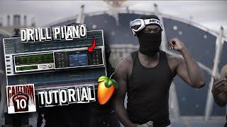 HOW TO MAKE COLD PIANO MELODIES!!! (fl studio uk drill tutorial)