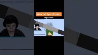 Minecraft epic moment #shorts #minecraft