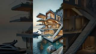 Cliffside Luxury: Modern Villa with Stunning Ocean Views #LuxuryLiving #CliffsideVilla #OceanViews"