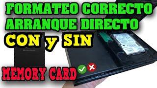 Arranque Directo con o sin Memory Card  en PlayStation 2  y Formateo correcto