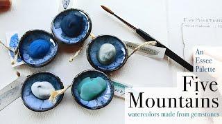 Five Mountains - A Gemstone Watercolor Palette! ️