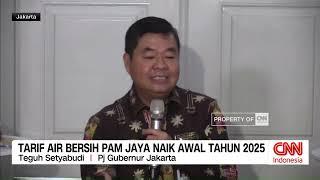 Tarif Air Bersih Pam Jaya Naik Awal Tahun 2025