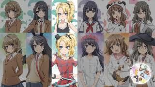 Seishun Buta Yarou wa Bunny Girl Senpai no Yume wo Minai ED Part SectionFukashigi no Cart Theme