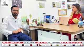 Success Story: How Trenity Consultants Helped Secure a Student Visa for Poland ️