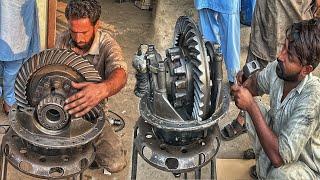 "Rebuilding a Severely Damaged Truck Differential Gear Star Casing to Its Original Shape ||